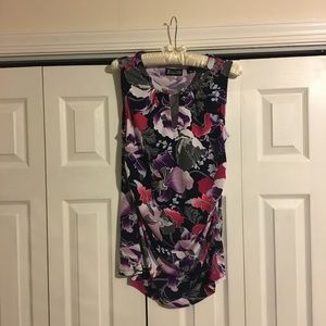Flowered tank top